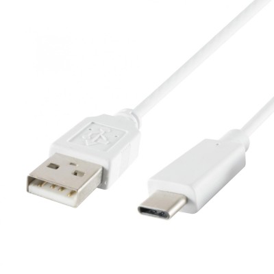 Cablu de incarcare USB-C, 1 m, alb - USBC 1